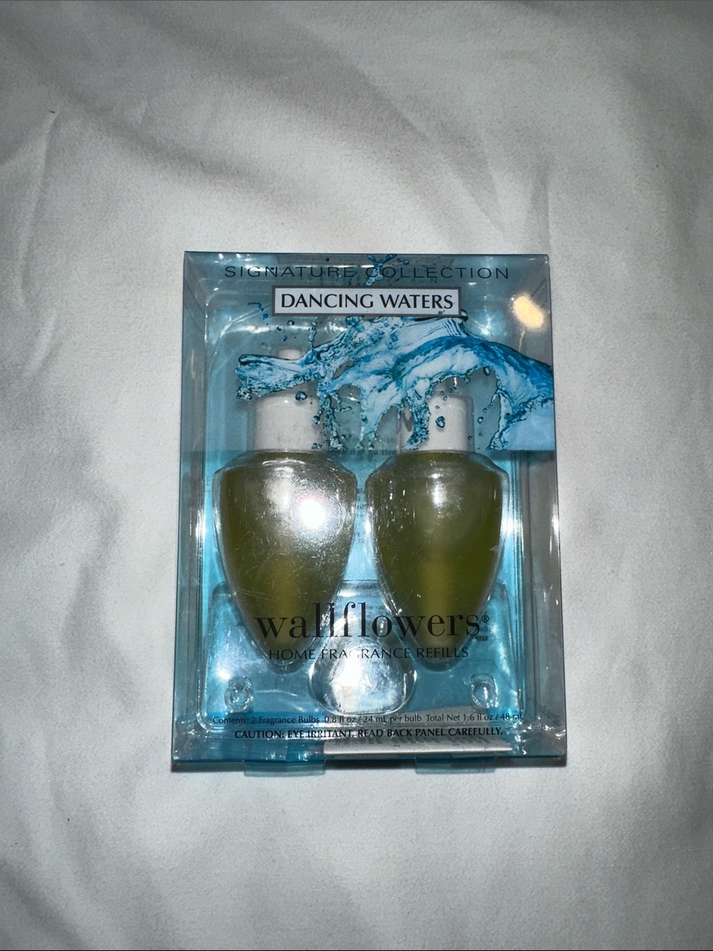 Bath & Body Works Dancing Waters Wallflowers Fragrance Refills - Blue & Yellow